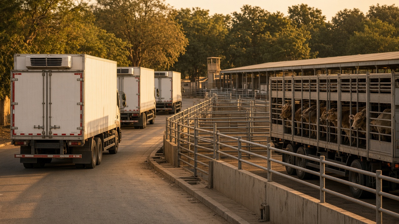 Livestock management with responsible breeding, veterinary health monitoring, and regional meat supply chains